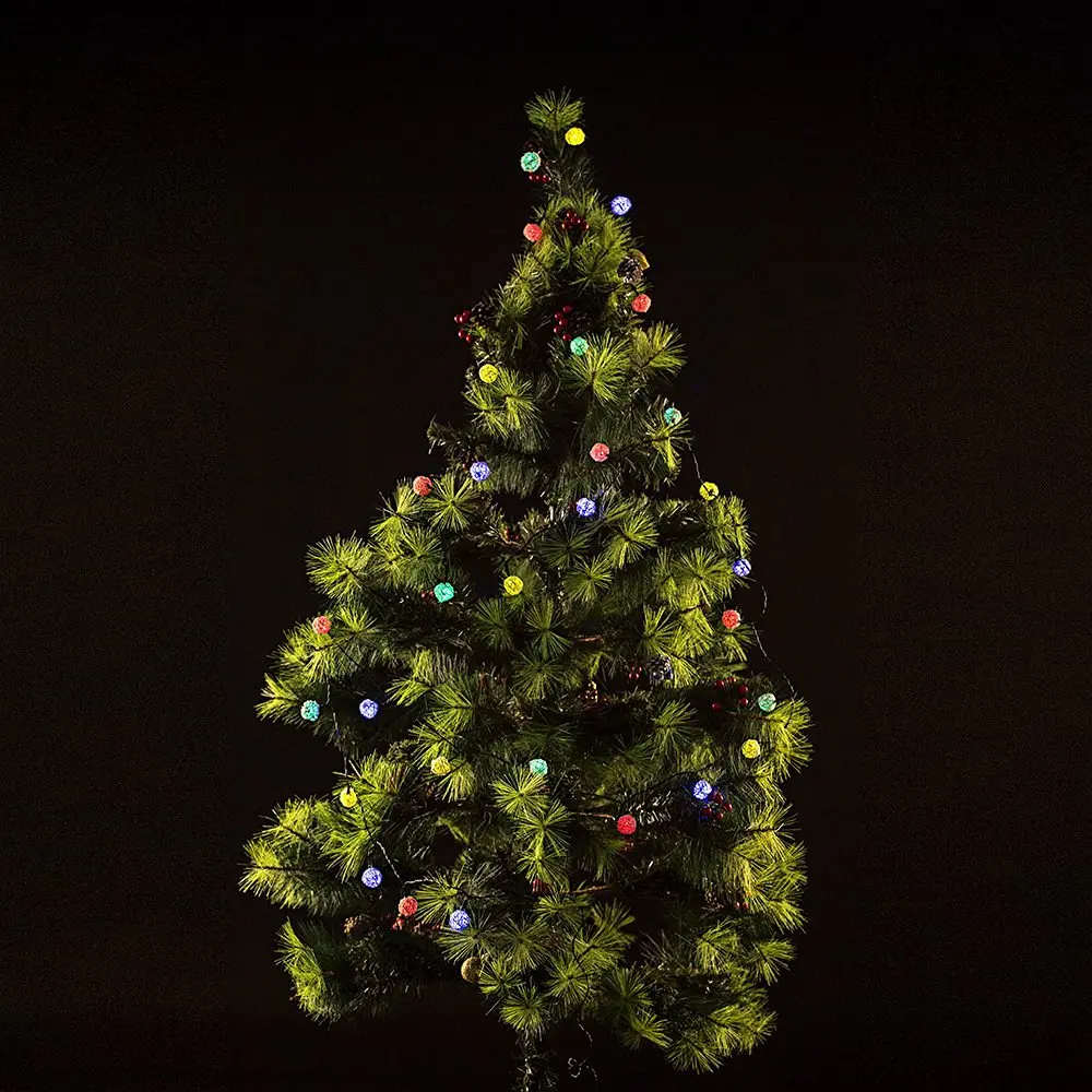 Lantern LED String Lights 20 Led Christmas Tree Fairy Indoor Paties Wedding Decorative Luces Multi Globe Light Lamp | Лампы и