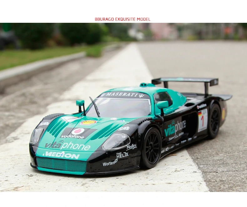 Maisto Bburago 1:24 Maserati MC12 спортивный автомобиль литая под давлением модель автомобиля игрушка для детей Подарки оригинальная коробка