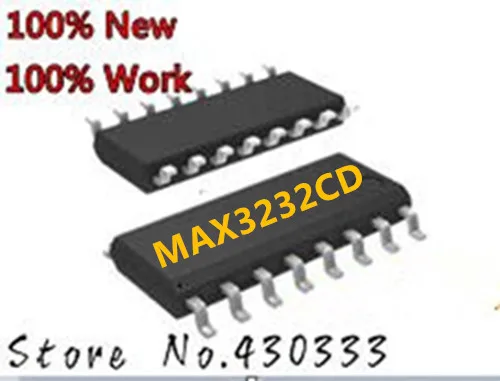 5 шт. 100% новинка MAX3232CD 3232CD MAX3232 SOP 16|Импульсный источник питания| |