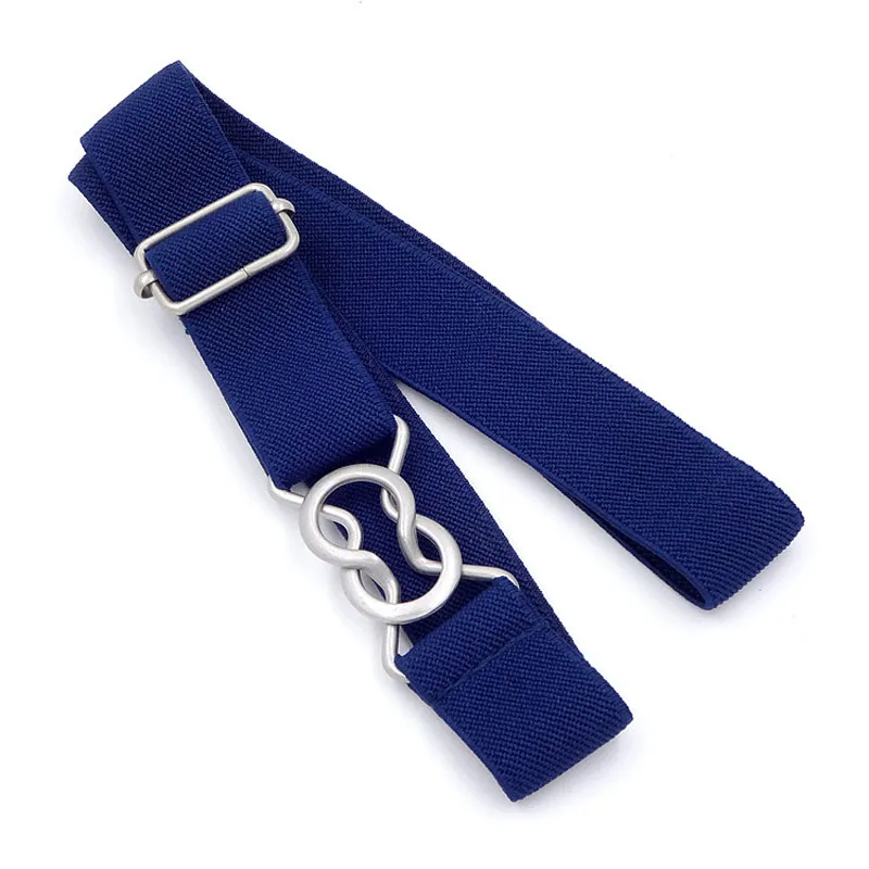 Stretch elastic children with 8 - word fastening leisure simple boy and girl belts FY18101901 | Аксессуары для одежды