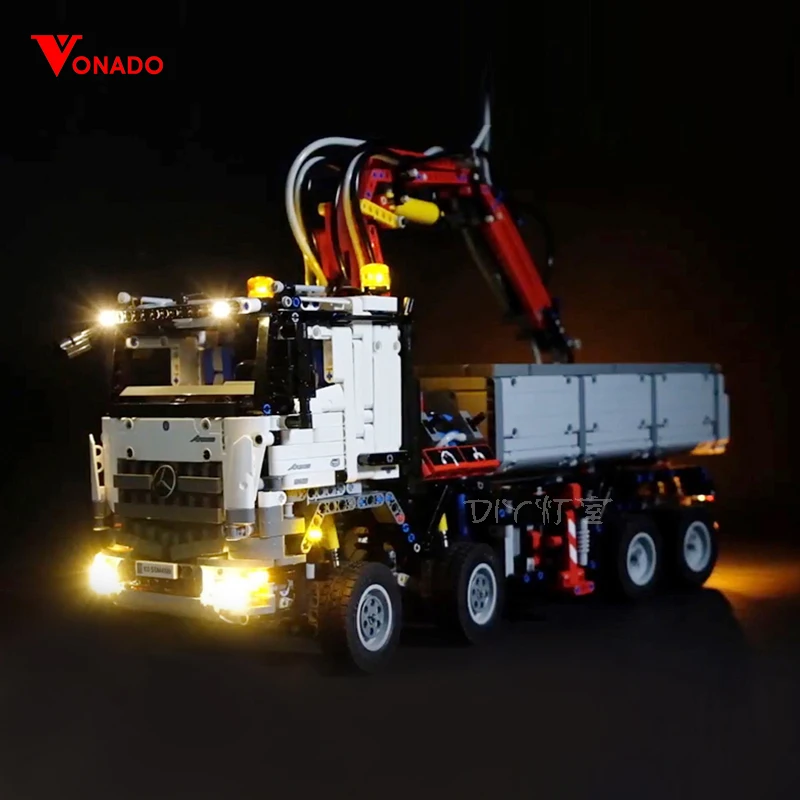 Светодиодные лампы для Lego 42043 20005 строительные кирпичные блоки lego technic Arocs 3245