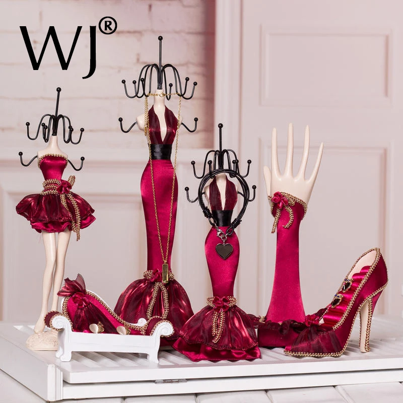 

Высококачественная модель принцессы, свадебное ювелирное изделие, подставка, держатель, серьги, кольцо, ожерелье, подарок, ручная грудь для магазина, декоративная витрина