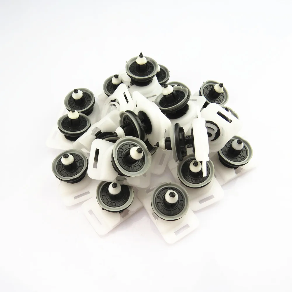 50Pcs TUKE 6Q0 868 243 нажимной фиксатор панели с уплотнителем и кронштейном для VW Passat B6 CC Golf Polo Caddy Tiguan Touran Eos A6 A8 - Название цвета: 50Pcs
