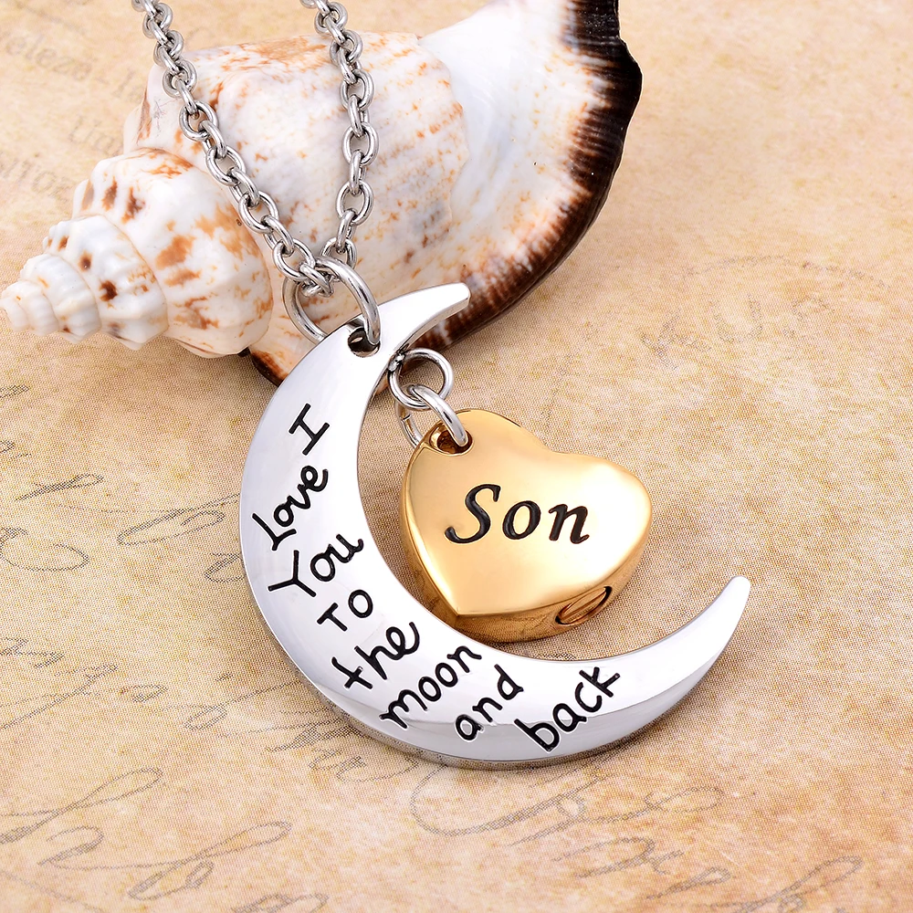 I Love you to the Moon and back Son памятные ювелирные изделия для любимых зол памятный предмет
