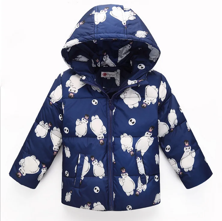 2017 для маленьких мальчиков и девочек зимняя одежда с капюшоном 90% белый пуховики