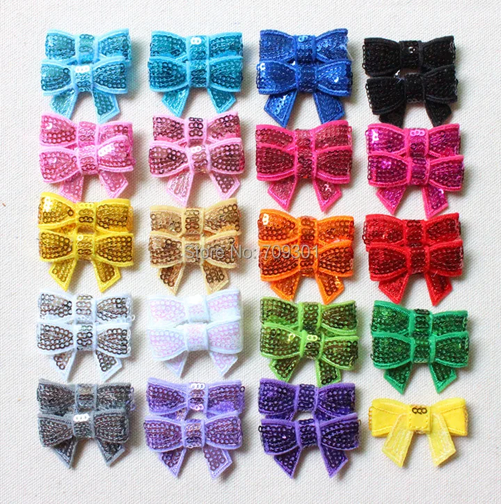 Аксессуары для волос с блестками 1 5 дюйма 19 цветов 100 шт.|kids hair|for hairfor hair accessories |