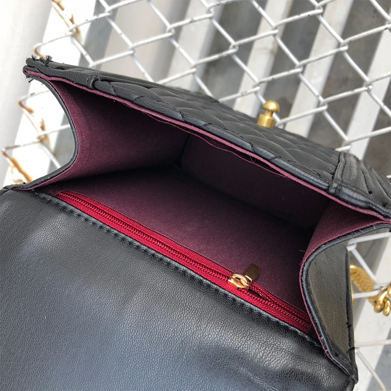 M R.L маленькая сумка из искусственной кожи в клетку с бриллиантами для женщин