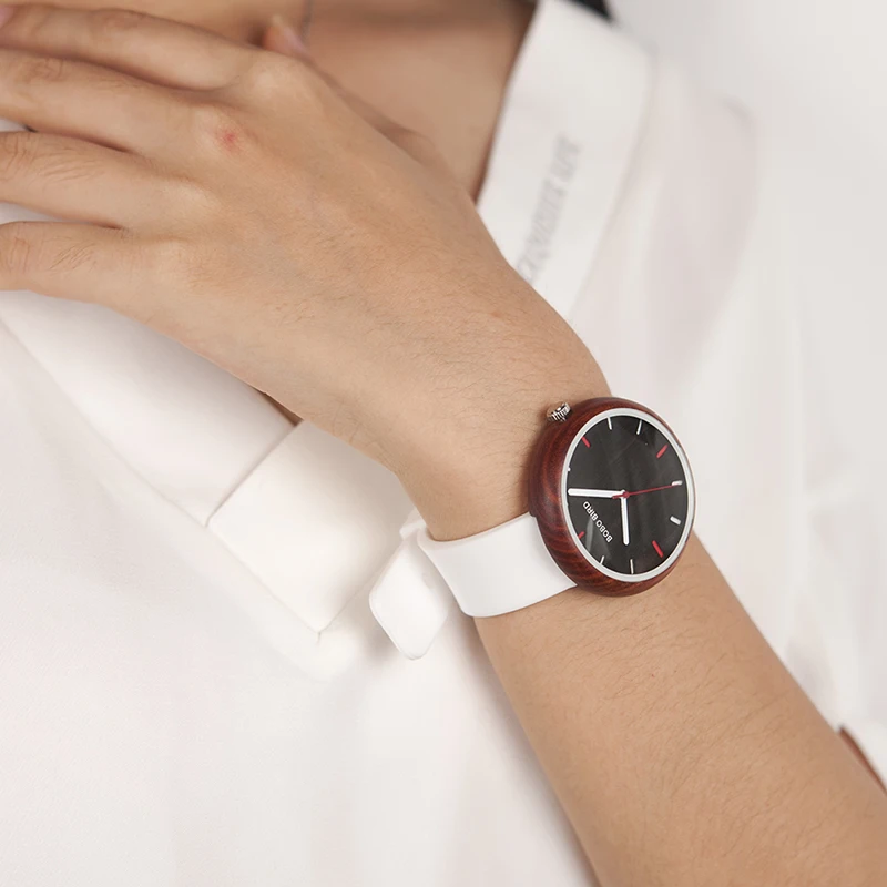 Reloj Mujer BOBO BIRD модные женские часы с цветным силиконовым ремешком в подарочной коробке, принимаются на заказ