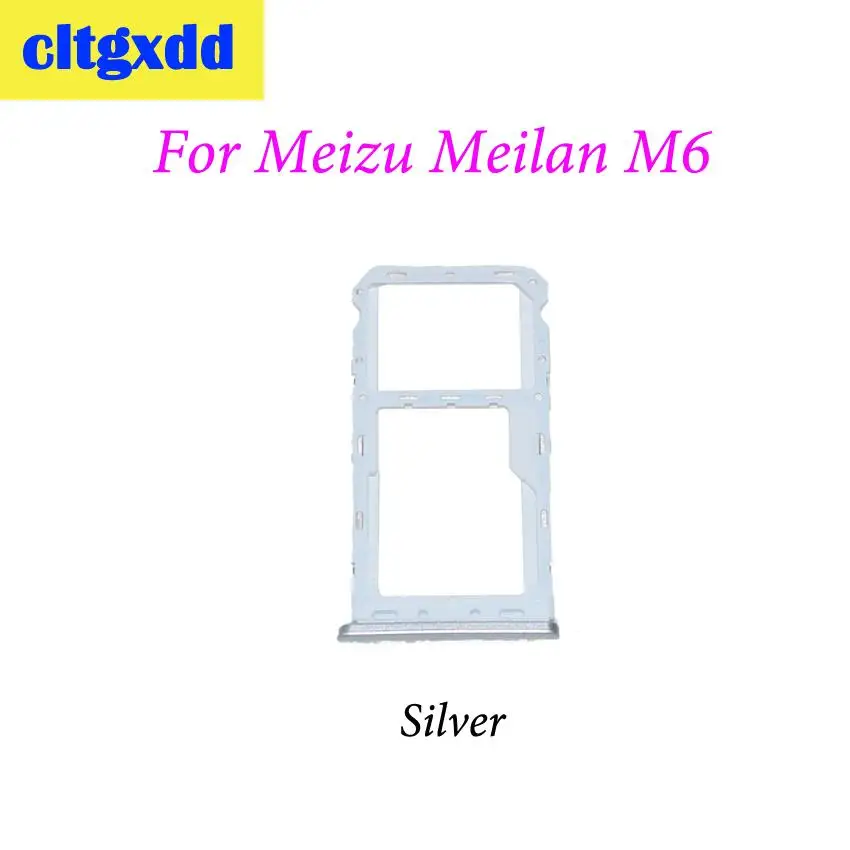 Cltgxdd слот для держателя SIM карты адаптер лоток Meizu Meilan M5 M6 Sim запасные