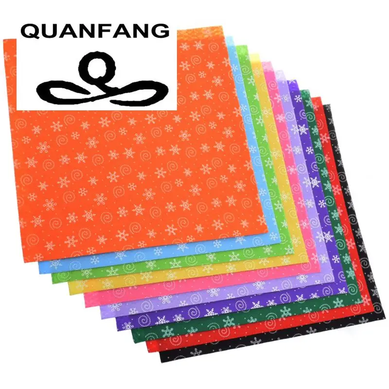 QUANFANG 1 мм полиэфирная фетровая Ткань DIY Ручная работа шитье домашний текстиль для