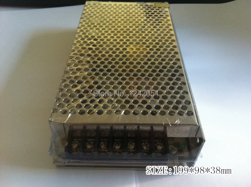 Вход 100-240VAC выход 24VDC 4.5A 100W Регулируемый импульсный источник питания