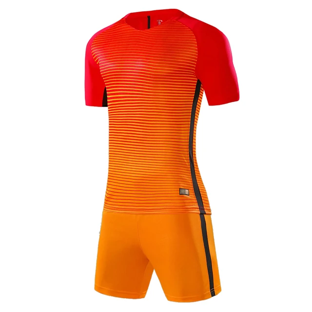 1682 red with orange Survetement футбол для детей и взрослых персональный футбольный Джерси Набор на заказ psg Джерси Молодежная детская Futbol тренировочная форма - Цвет: 1682 red with orange