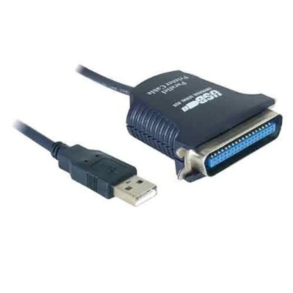 Верхний USB к параллельному IEEE 1284 36 кабель адаптера принтера ПК с бесплатным синим