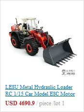 LESU металлический задний крюк B для 1/14 RC модель трактора Sca грузовик Tmy R620 R470 TH02346