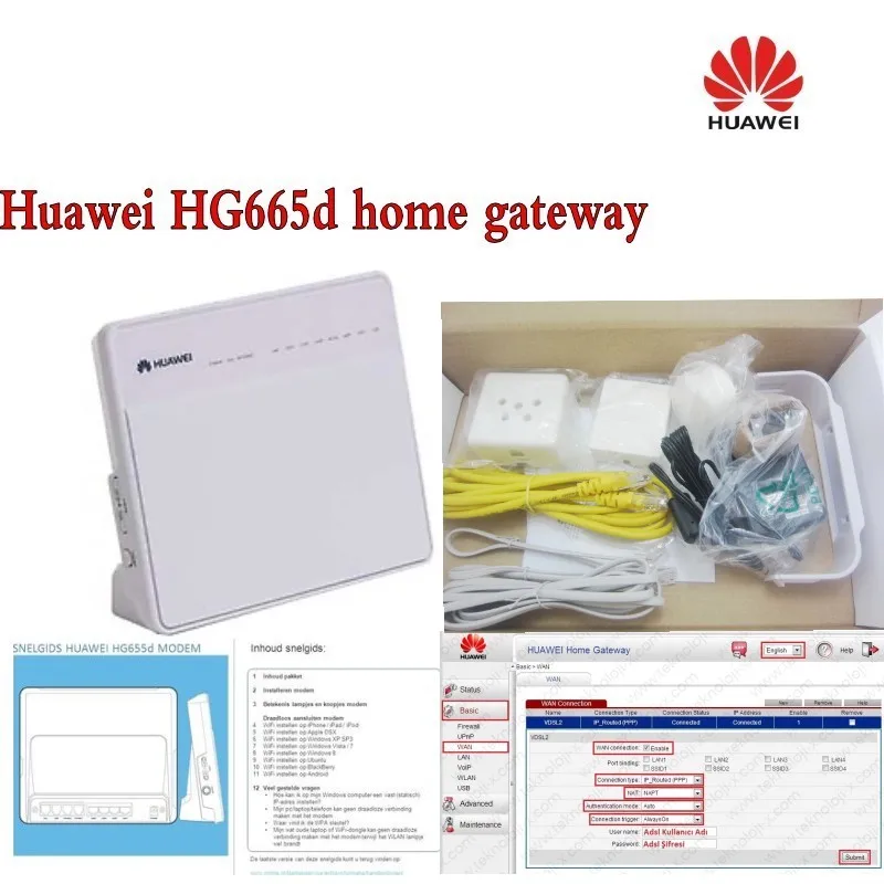 Модем/маршрутизатор Huawei HG655D VDSL|3G/4G роутеры| |