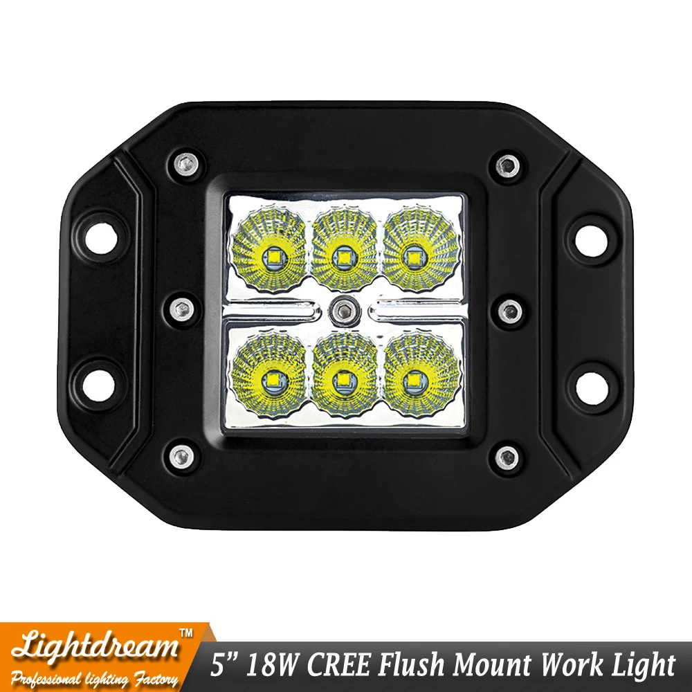 Светодиодсветильник противотуманные фасветильник 3x3 дюйма 18 Вт 6 шт. 12 В|light wedge book