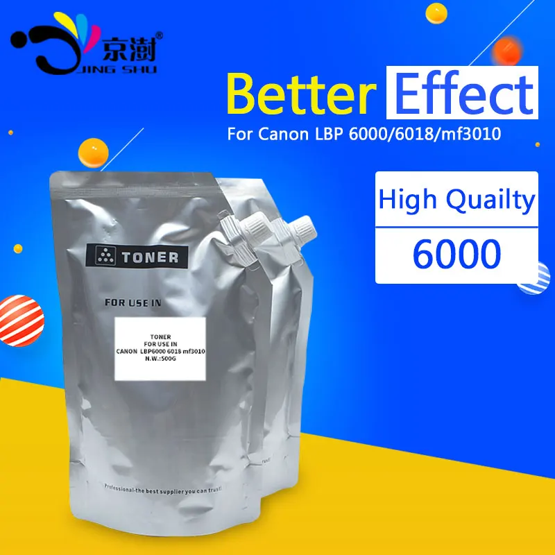 Jingshu 500 г Заправка тонера порошок CRG925 CRG 325/725/925 совместимый для Canon LBP 6000 6018 mf3010