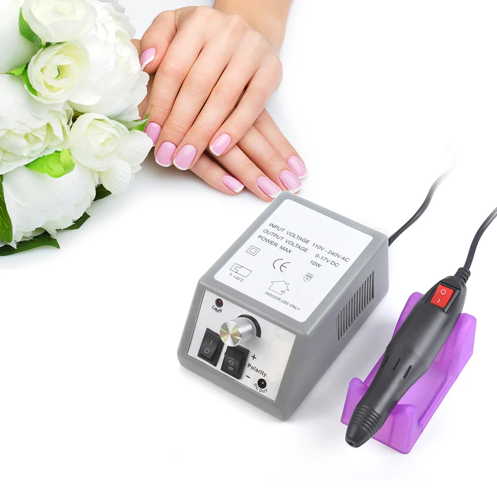 20000RPM Electric Nail Art Drill Machine Professional Manicure File Equipment Grinding Kit Tool US EU Plug | Красота и здоровье