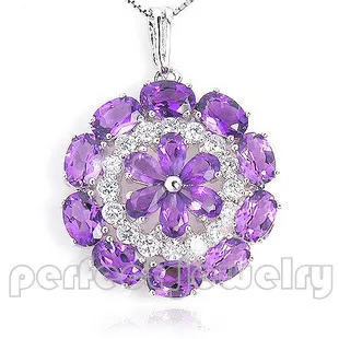 Аметистовая Подвеска для колье кулон бесплатная доставка натуральный аметист