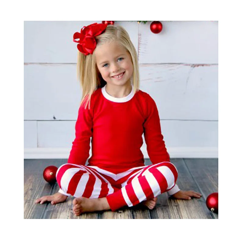 Новая Мода 2016 семейное рождество пижамы Плюс Размер Christmas XMAS pijama infantil дети набор