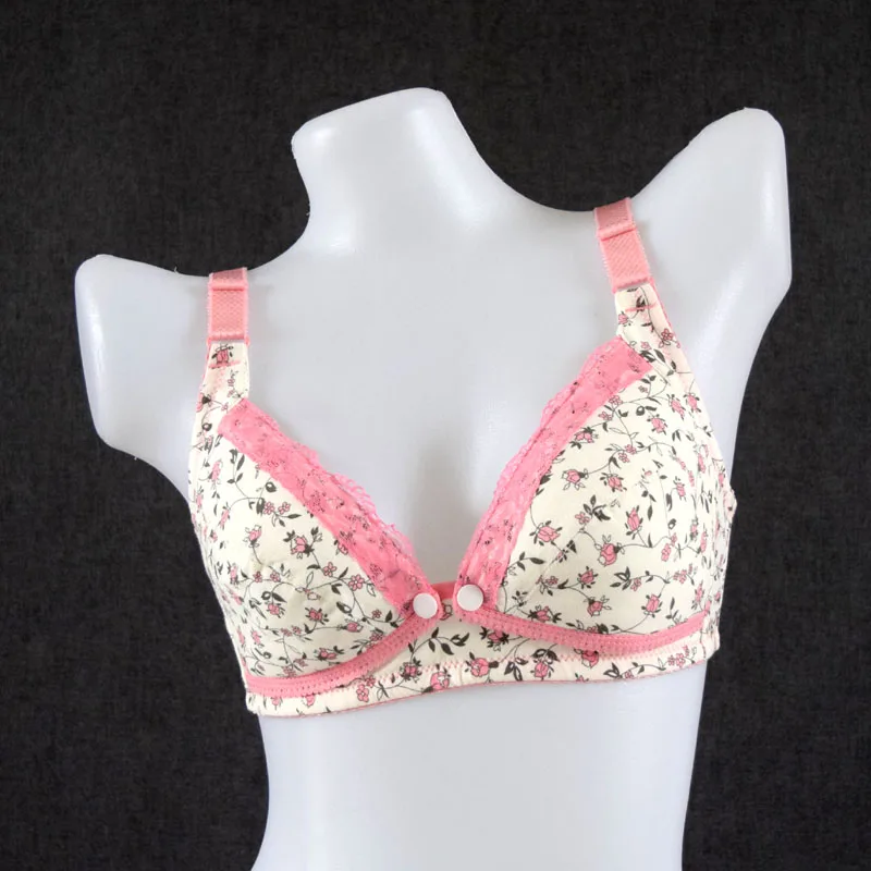 Пуш-ап хлопковый бюстгальтер для кормящих мам бюстгалтеры без проволоки