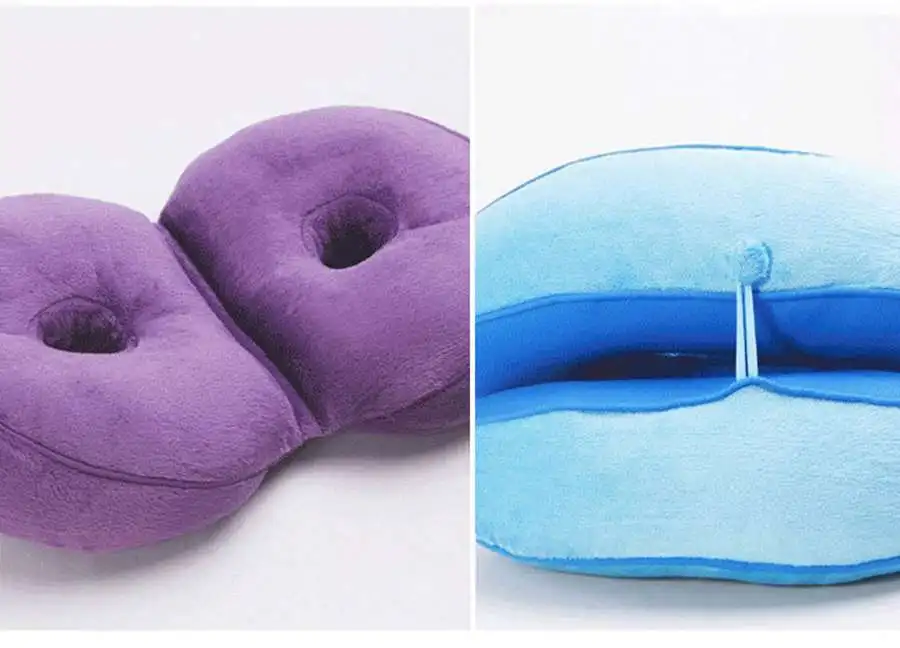 UFRIDAY 3D многофункциональная подушка для сидения с эффектом памяти Coussin Подушка плюшевая подушка для бедер два лепестка двойное отверстие подушки для сидения Cojine