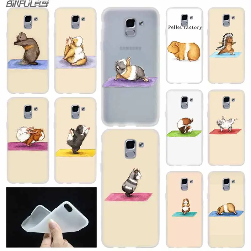 Мягкий чехол из ТПУ для Samsung Galaxy J6 J8 J5 J7 J4 Core Plus 2018 2016 2017 EU Prime Pro Ace The Yoga Guinea Pigs