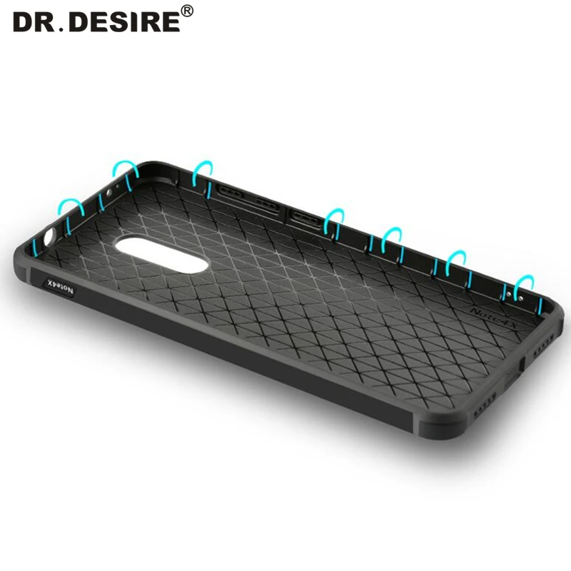 DR.DESIRE For Xiaomi Redmi Note 4X Case Soft Silicone TPU for Full Protective Shockproof Phone | Мобильные телефоны и