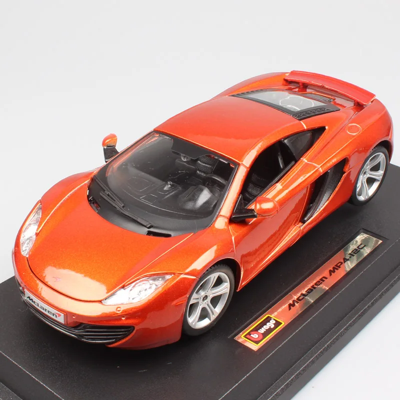 1/24 масштаб BBurago роскошный mlaren MP4 12C купе GTR спортивный гоночный Авто литой модельный автомобильный Игрушечная копия для детской коллекции