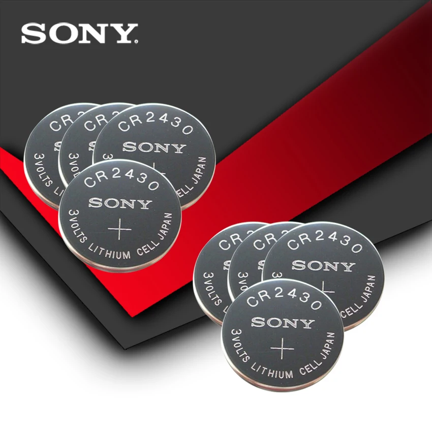 15pc Sony Original CR2430 CR 2430 3V Lithium Button Cell Battery Coin Batteries For Watches,clocks,hearing aids