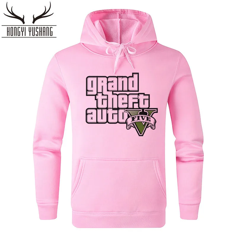 Мужская толстовка с капюшоном GTA 5 брендовая одежда на осень и зиму модель W06