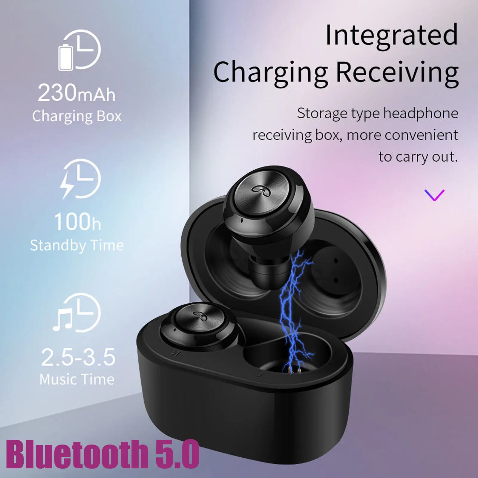 TWS Bluetooth 5 0 наушники беспроводные с громкой связью спортивные игровая гарнитура