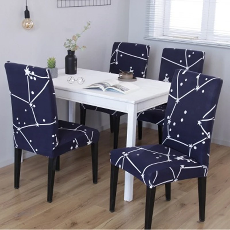 Chair Cover Stretch Elastic Dining Flexible Seat for Banquet Wedding Restaurant Hotel Anti-dirty Removable housse | Дом и сад