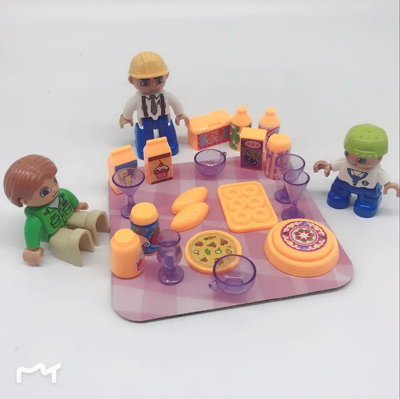 DIY красные игрушки для пикника аксессуары кукольный домик ручной работы