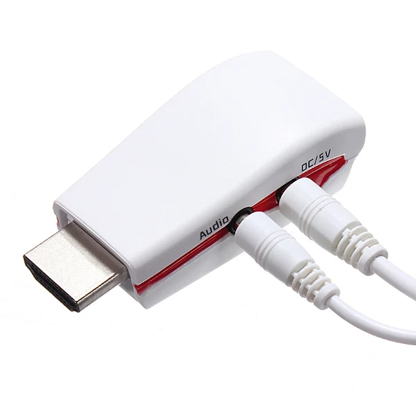 Переходник Dinto HDMI-VGA Mini HDTV 1080P адаптер преобразователь HDCP HDMI штекер-VGA гнездо с