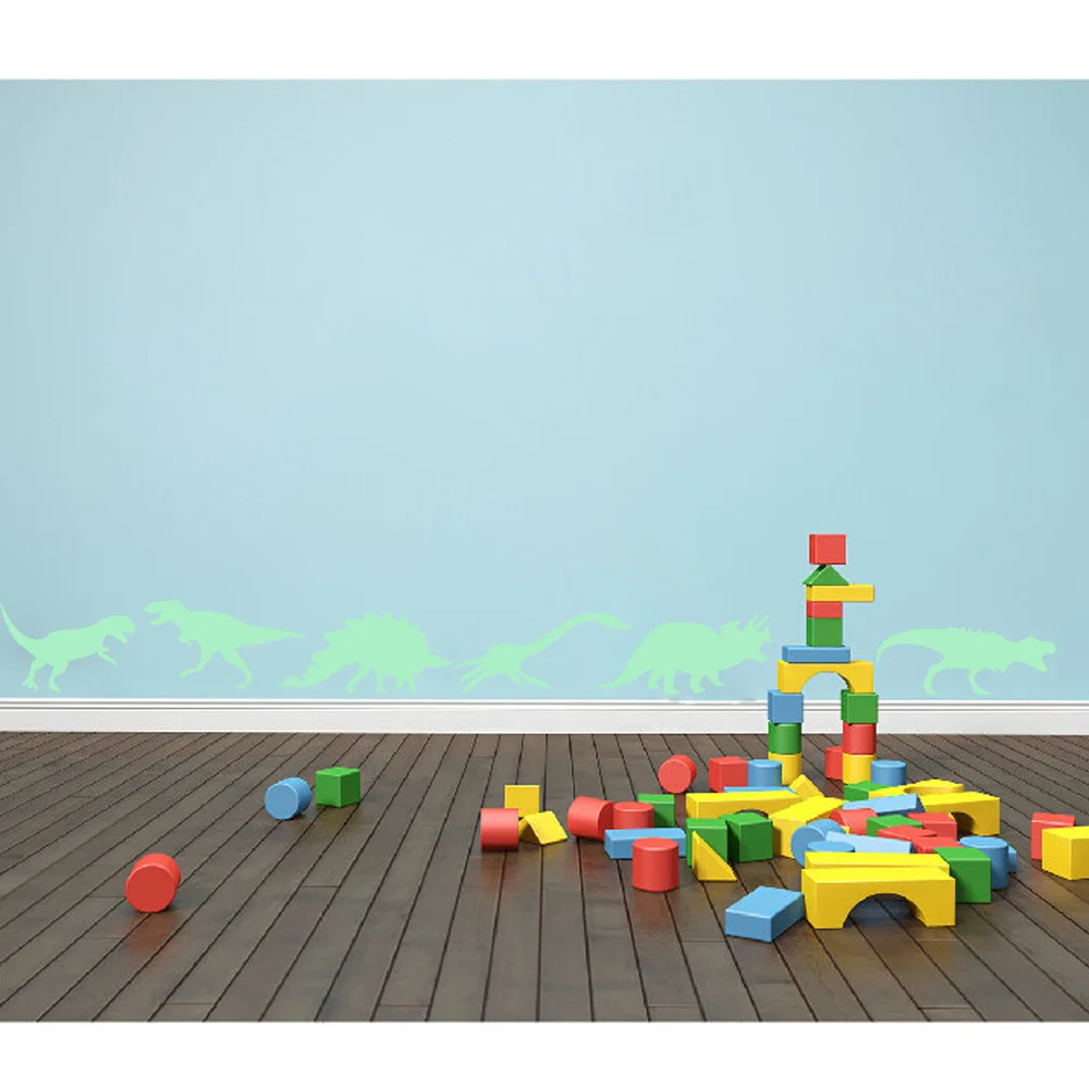 2016 Лидер продаж (1 комплект/упаковка) Светящиеся Настенные наклейки динозавр