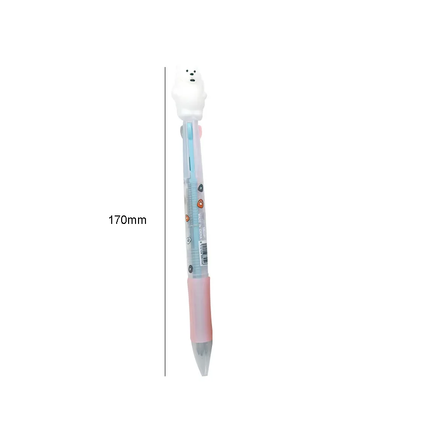 

30pcs/lot Cartoon Bear 3 colors Ballpoint Pen For School Writing Kawaii Neutral Pens School Supplies Stationery