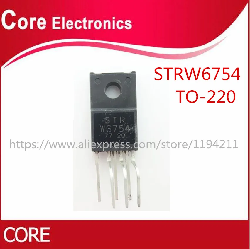 20 шт STRW6754 TO220F 6 W6754 220 STR W6754|Интегральные схемы| |