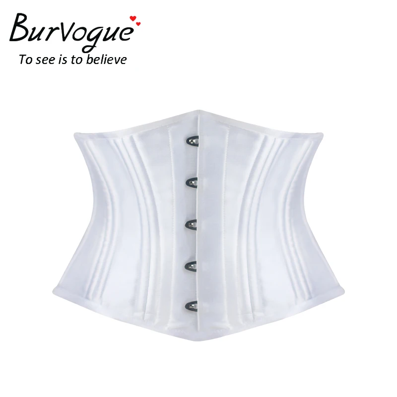 Женский корсет Burvogue утягивающий Талию из атласа корсет|corset bustier|corset underbuststeel boned