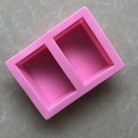 silicone cake mold rectangle baking tool handmade jelly pudding ice block soap mould
