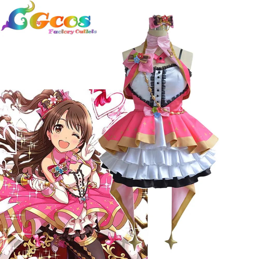 CGCOS Бесплатная доставка Косплэй костюм The idolmaster Золушка для девочек Узуки