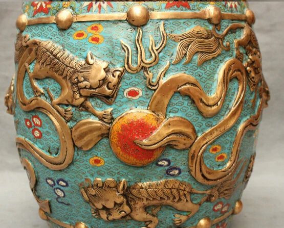 Shitou 001866 15 &quotКитайская гардеробная бронзовая дворец Дракон PiXiu Статуя Льва