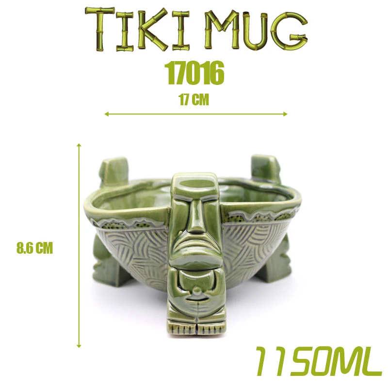 Большой Tiki чаша Коктейльная чашка пивная винная Кружка Керамическая Tiki кружки художественные ремесла креативные Гавайские кружки