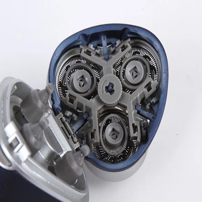 Водонепроницаемая перезаряжаемая портативная мужская электробритва с тройным