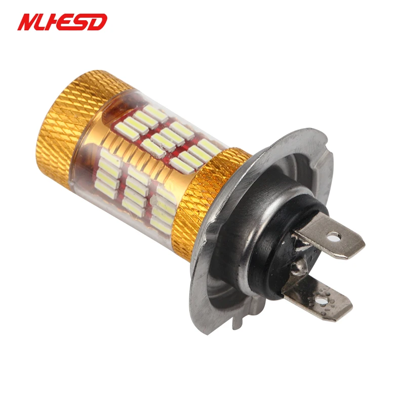 10 шт. H7 4014 60SMD противотуманные огни ксенон белый Автомобильная Противо Туманная