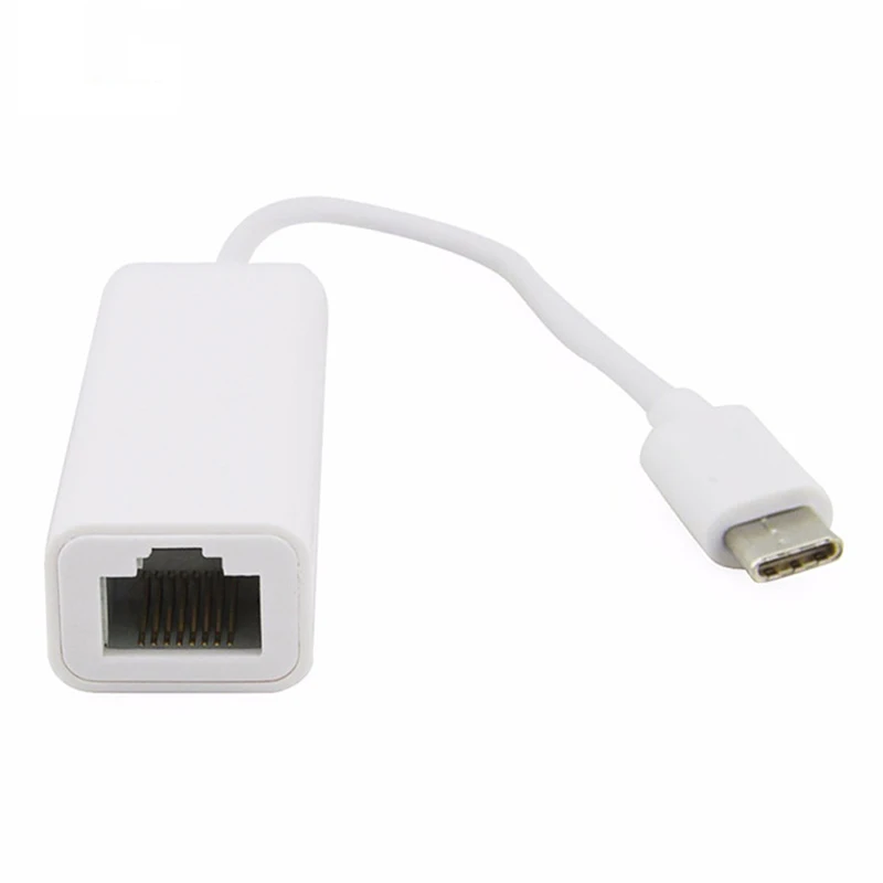 USB C Ethernet адаптер сетевой карты USB-C для оптоволкна вай-RJ45 локальной сети для MacBook Windows 7/8/10 Тип C Ethernet 10/100 Мбит/с