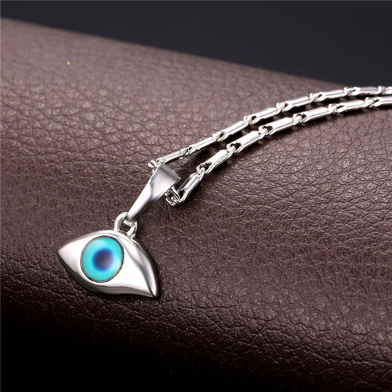 Ожерелья и подвески Collare голубые с изображением Злого Глаза модные женские