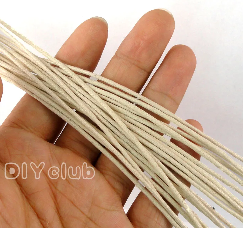 80 м/лот-кремовый шнур Вощеная Веревка из пеньковой веревки для браслетов