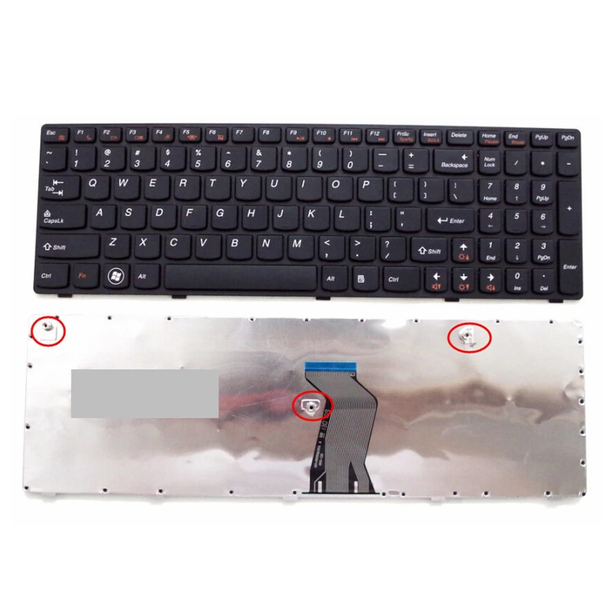 Новая клавиатура для LENOVO IdeaPad G560 G560A G565 G560L US, клавиатура для ноутбука