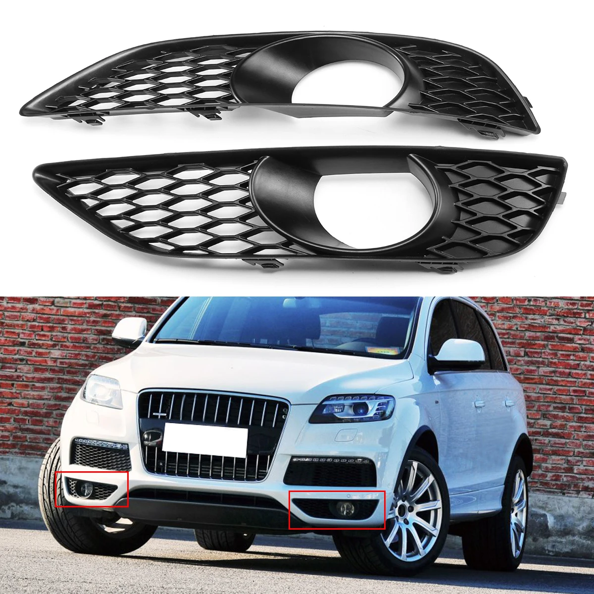 Противотуманный фонарь для AUDI Q7 4L S LINE N/S 2009 2014 левый/правый передний бампер фара